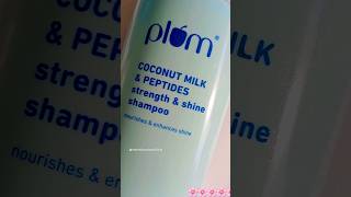 Plum coconut milk and Peptides Shampoo 🧴 shorts [upl. by Algy]