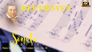 Beethoven  Piano Sonata No 24 in Fsharp Major Op 78 [upl. by Jewelle952]