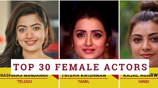 TOP 30 FEMALE ACTORS [upl. by Seilenna]