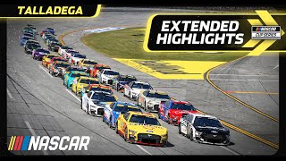 Talladega ends in wild photo finish  NASCAR Cup Series Extended Highlights [upl. by Anitteb]