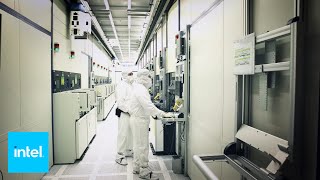 Working In The Clean Room Inside The Fab  Intel [upl. by Yrhcaz]