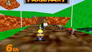 Mario Kart 64 OverKart WideScreen 100cc Live Gameplay Android [upl. by Adena]