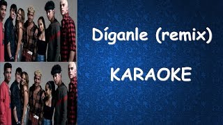 Leslie Grace Ft Becky G y CNCO  Diganle Remix  Karaoke  Letra [upl. by Aile]