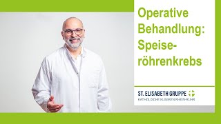 Speiseröhrenkrebs – Teil 5Schnelle Fragerunde mit dem Chefarzt der Allgemein und Viszeralchirurgie [upl. by Aknahs374]