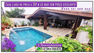 🏠 Casa perfeita na praia com piscina a 200 m do mar preço excelente [upl. by Anear]