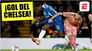 GOL DEL CHELSEA EXQUISITA asistencia de Moisés Caicedo y GOL de Jackson Chelsea 11 Leeds  FA Cup [upl. by Aikin]