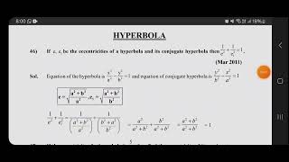 SR INTER MATHS 2B VSAQ HYPERBOLA IMP VSAQ SOLUTIONS INTER 2ND YEAR MATHS 2B VSAQ IMP QA tsinter25 [upl. by Roti]