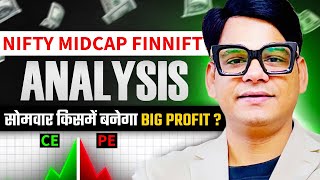 Midcap  Nifty  Finnifty  Analysis for Monday optiontrading trading analysis nifty [upl. by Sirotek341]