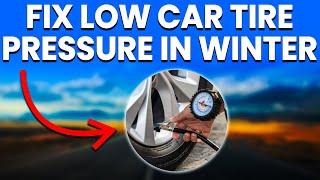 Low Car Tire Pressure In Winter Causes And Solutions [upl. by Goldfinch]