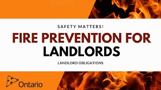 Fire Prevention for Landlords Safety Matters [upl. by Teik887]