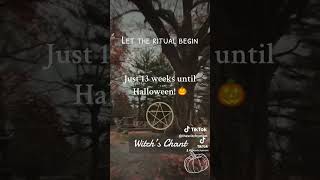 Halloween  Samhain Just 13 weeks to Halloween  Samhain 2024  Witchs Chant melody [upl. by Freiman]