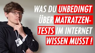 Matratzen Tests im Netz Die KRASSE Wahrheit 🤬👎 [upl. by Ahsinyar953]