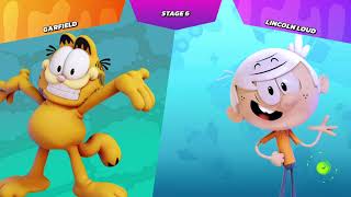 Nickelodeon AllStar Brawl  Arcade Mode Garfield 1 [upl. by Alyos]