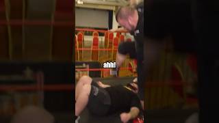 Strongman Eddie Hall Tries Wrestling ft Gym Reaper wwe [upl. by Lorry203]