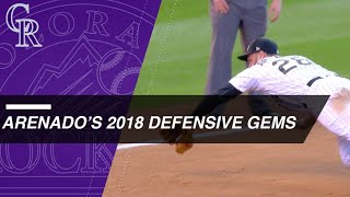 Check out some of Nolan Arenados best defense in 2018 [upl. by Kisor]