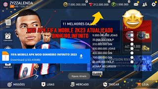 Como Ter Dinheiro Infinito no FIFA mobile 2023  Novo apk mod fifa 23 [upl. by Rollins]