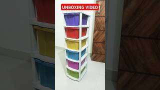 Unboxing Multipurpose Plastic Drawer  Plastic Storage Rack  Racks Storage diwalistoragebox [upl. by Christal639]