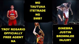 SMB PUTS MO TAUTUAA ON TRADING BLOCK  BROWNLEE INJURY UPDATE GINEBRA VS MERALCO BOLTS ULIT [upl. by Sivle716]