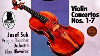 Mozart  The Violin Concertos n°1234567  Presentation Centurys recording  Josef Suk [upl. by Cantu]