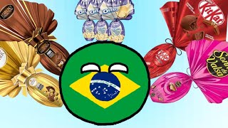 Páscoa Countryballs  Compilado Countryballs [upl. by Ahsiak]