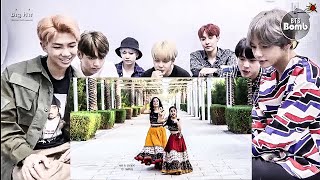 BTS REACTION ➡ Bollywood Song Choreography [upl. by Bevin]