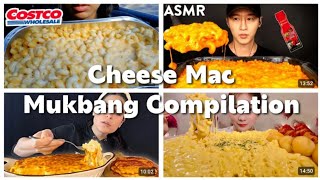 BEST MACARONI MUKBANG COMPILATION  MAC  CHEESE  MUKBANG asmr mac cheese [upl. by Aisatna]