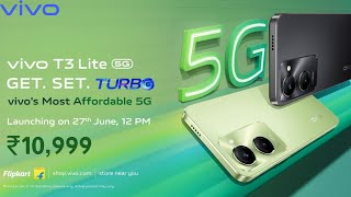 Vivo T3 Lite 5G  Official India Launch Date  Vivo T3 Lite 5G Price in India amp Features 🔥 [upl. by Egni]