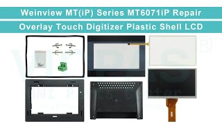 Weinview MTiP Series MT6071iP Protective Film HMI Panel Glass LCD Display Plastic Case Replacement [upl. by Ellehsor]