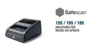 Safescan 155  165 Anleitung Für MicroSDUpdate  Deutsch [upl. by Einnel26]