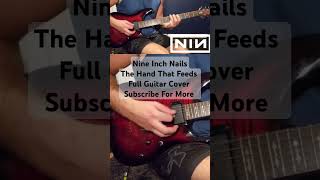 Nine Inch Nails The Hand That Feeds guitar cover guitarcover nineinchnails trentreznor rock [upl. by Enenej]