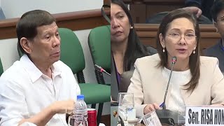 Duterte vs Hontiveros  Blue Ribbon Committee [upl. by Gordy599]