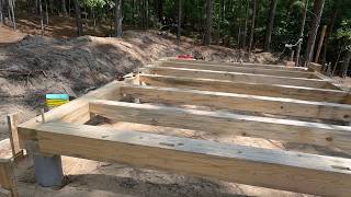 Timber Frame Floor Joists [upl. by Dloniger]