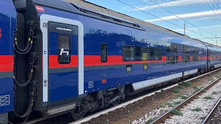 IL NUOVO NIGHTJET DI ÖBB ARRIVA A ANCONA [upl. by Corny]