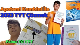 Apotemi Kombini İle 2023 TYT Çözüyoruz Palme TG TYT Denemesi ve Ayt Çalışmaları  YKS 2025 Vlog [upl. by Mcfarland]