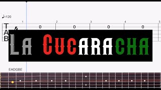 La Cucaracha Bajo  Bass Tutorial [upl. by Dupre]