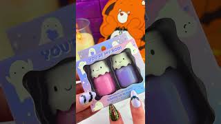 Packing Mini Suitcase with HALLOWEEN Lip Balm Satisfying Video ASMR 🎃👻💀shorts [upl. by Lejna]