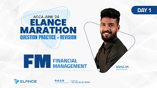 Elance Marathon Question Practise  Financial Management FM  Day 1  Live  Rahul RS  Elance [upl. by Dimitry]