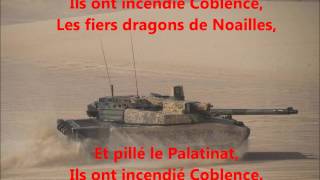 Chant Militaire Les dragons de Noailles [upl. by Tait816]