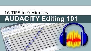 Audacity Editing for Beginners 16 Tips in 9 Minutes [upl. by Soirtimid820]