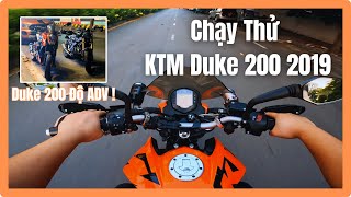 Chạy Thử KTM Duke 200 2019  Yamaha XSR 155  Motorvlog 30 [upl. by Esmerelda55]