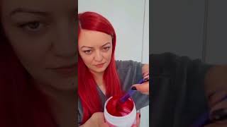 DICAS PARA QUEM QUER PINTAR O CABELO DE VERMELHO cabelocolorido ruiva vermelhoariel cabelo [upl. by Aniled]