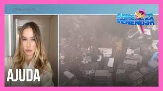 Fiorella Mattheis se emociona e faz apelo por ajuda às vítimas da tragédia em Petrópolis RJ [upl. by Norma]