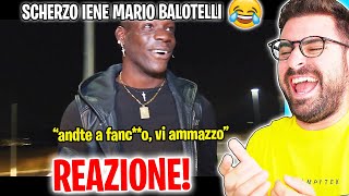 REAZIONE ALLO SCHERZO DELLE IENE A MARIO BALOTELLI 😂 [upl. by Nikoletta198]