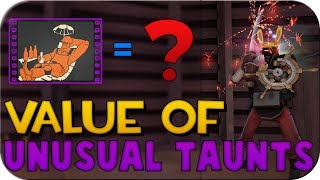 TF2 Value of Unusual Taunts amp What happened to my recent unboxed Taunt Lets play Team Fortress 12 [upl. by Lleznod]