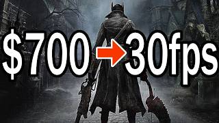 Bloodborne ARTIFICIALLY Locked  PS5 Pro Still Plays At 30fps [upl. by Wynne175]