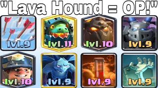 When Clash Royale Noobs Use Lava Hound… [upl. by Izmar]