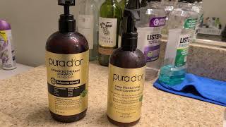 PURA DOR Biotin Shampoo and Conditioner Review Does it prevent Thinning Hair [upl. by Janeta]