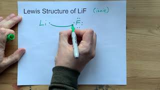 Draw the Lewis Structure of LiF Lithium Fluoride [upl. by Adnilre]