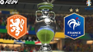 FC 24 – PaysBas vs France – Match final de l’UEFA EURO 2024  PS5™ 4K [upl. by Enailil609]