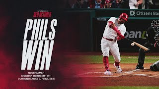 Dbacks vs Phillies Game 1 Highlights 101623  MLB Highlights [upl. by Netsirhc]